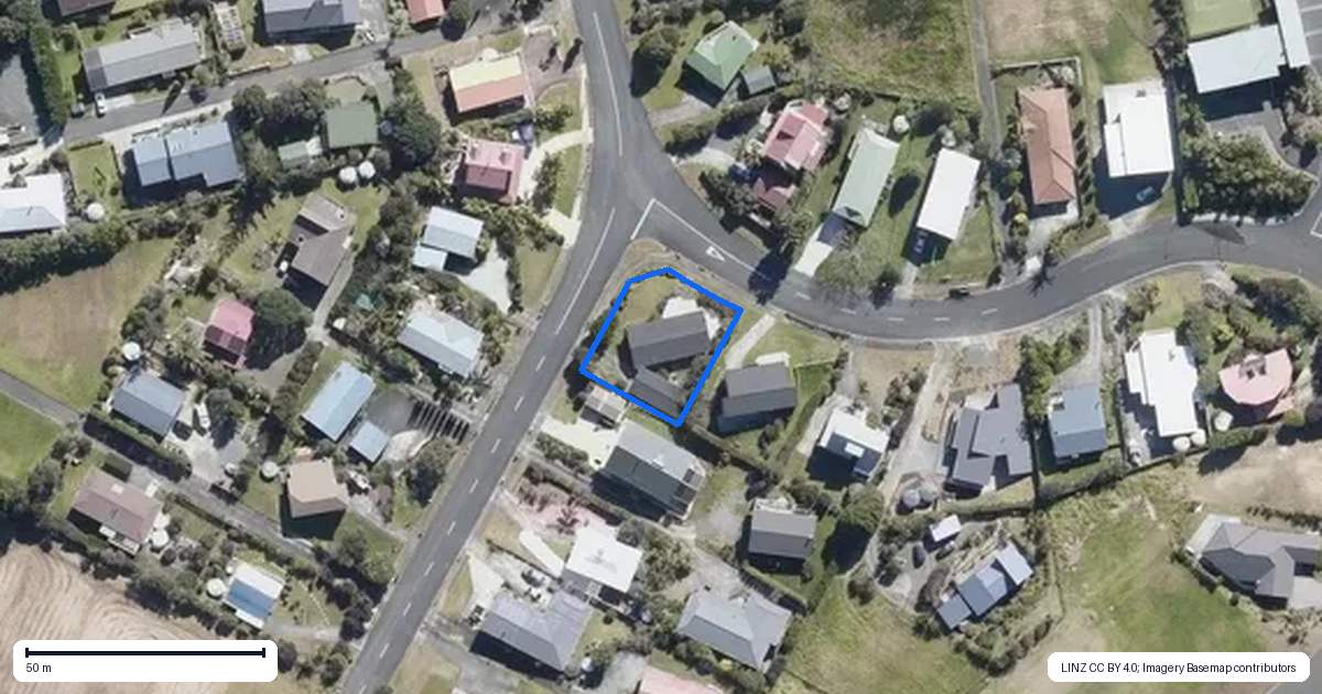 Property context map for 46 Stratford Drive, Cable Bay