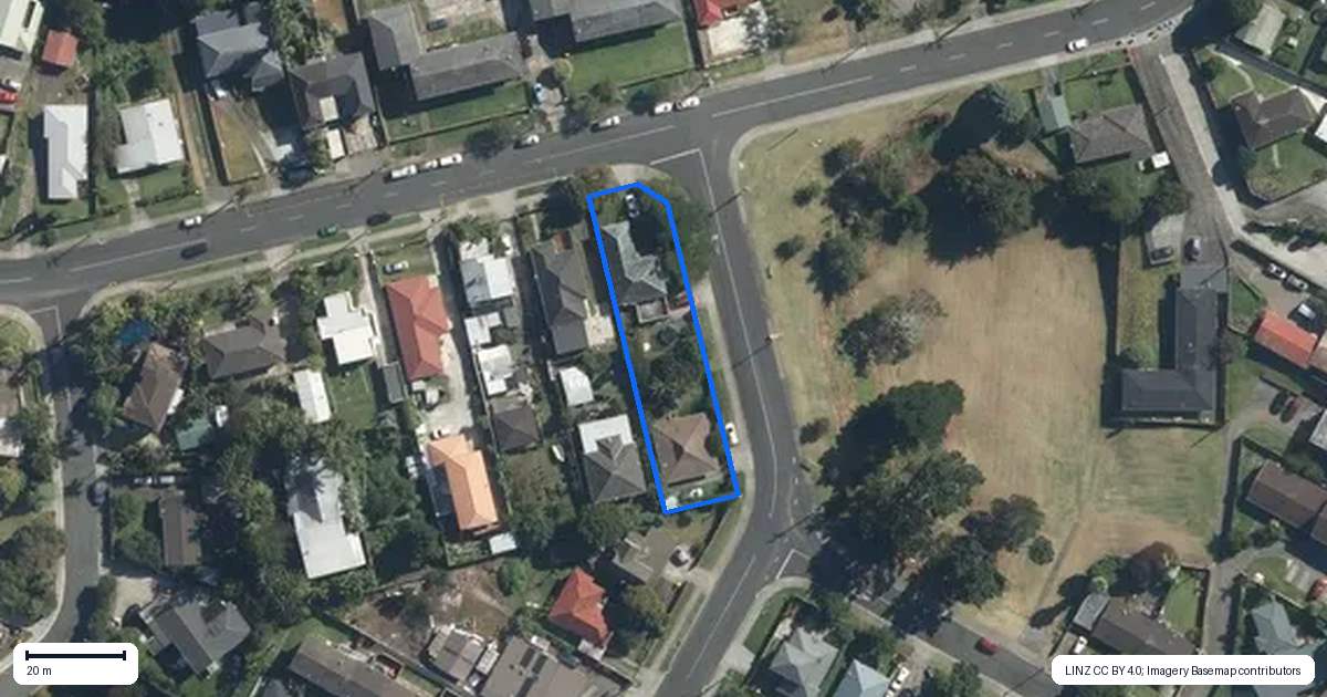 Property context map for 84B Panorama Road, Mount Wellington, Auckland
