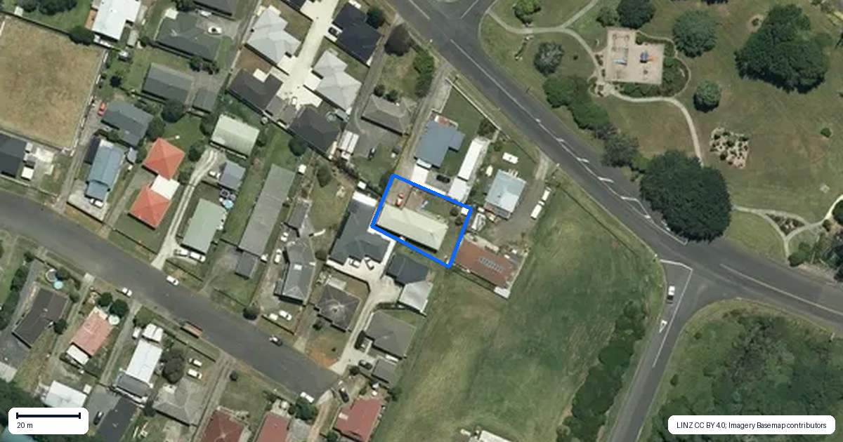 Property context map for 14A Bollard Road, Tuakau