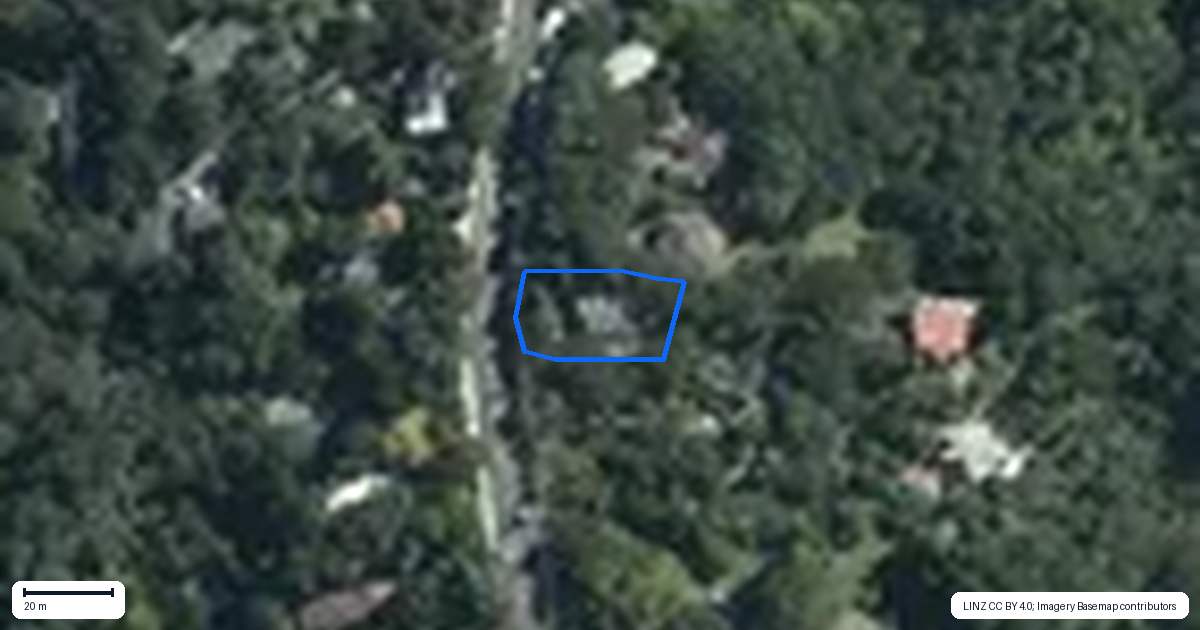 Property context map for 200 Atkinson Road, Titirangi, Auckland