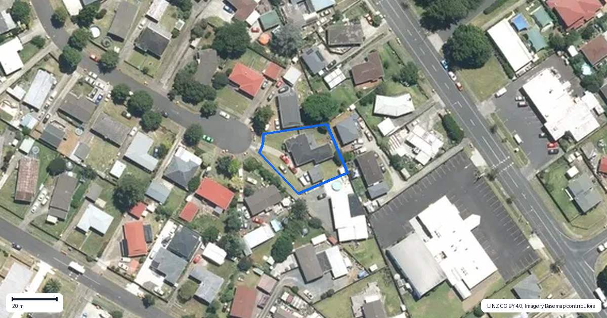 Property context map for 22 Carbery Place, Manurewa, Auckland