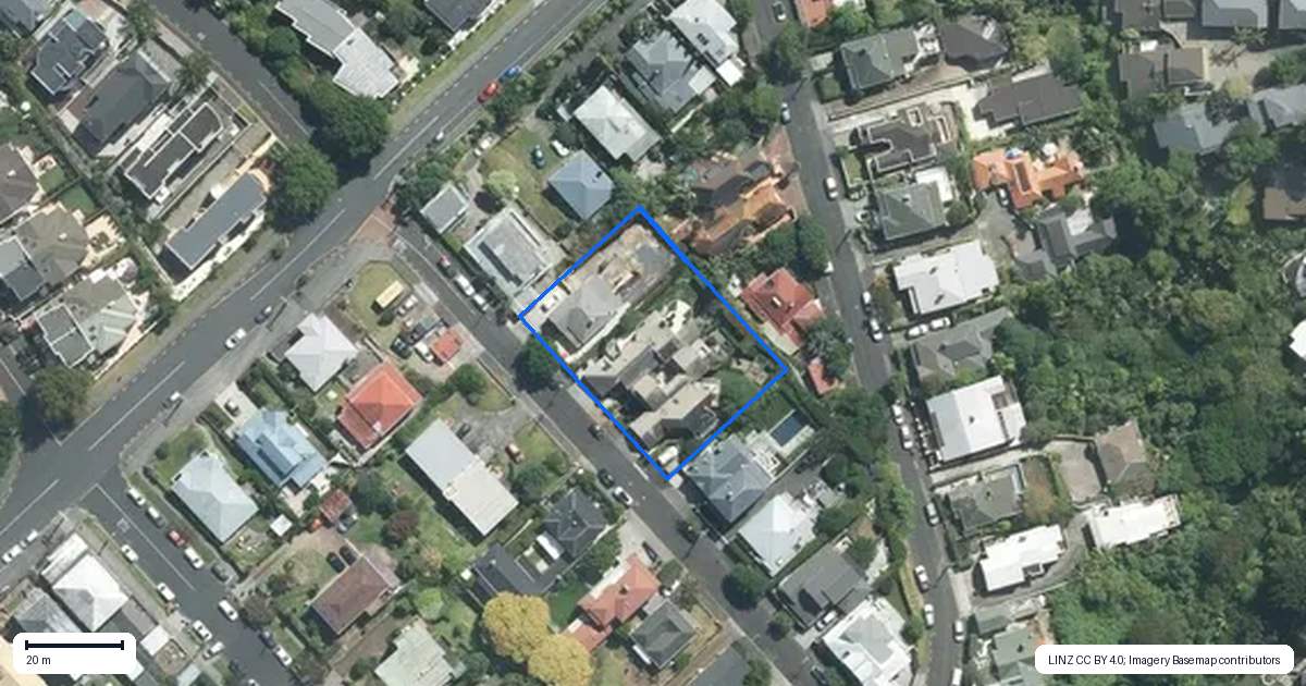 Property context map for 4 Mamie Street, Remuera, Auckland