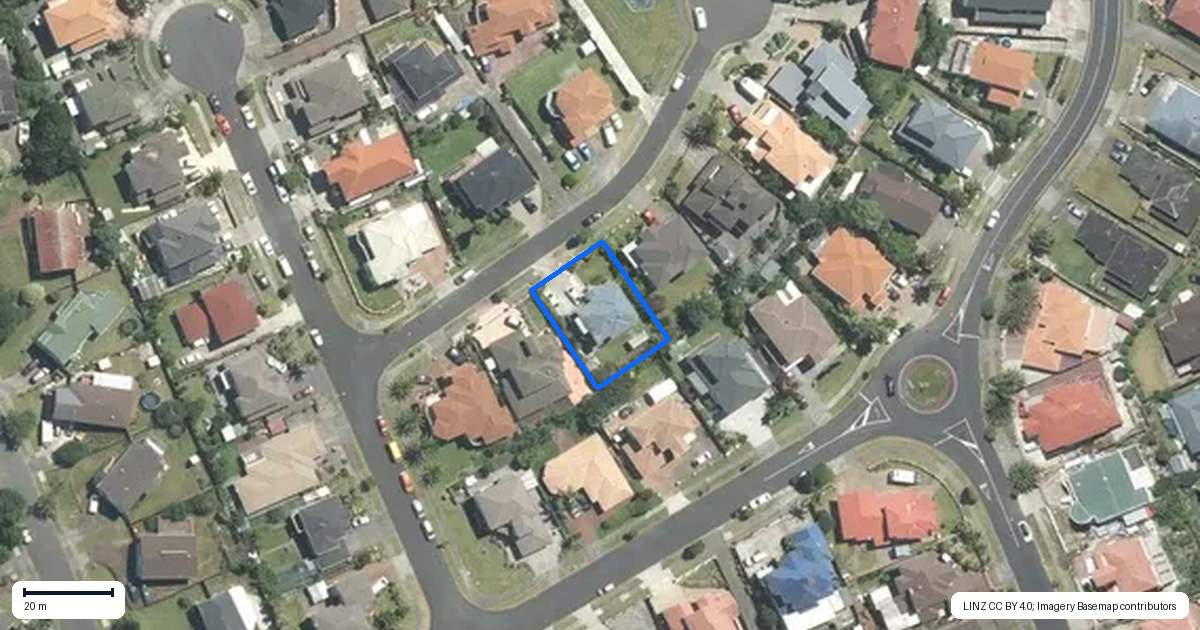 Property context map for 5 Macadamia Close, Goodwood Heights, Auckland