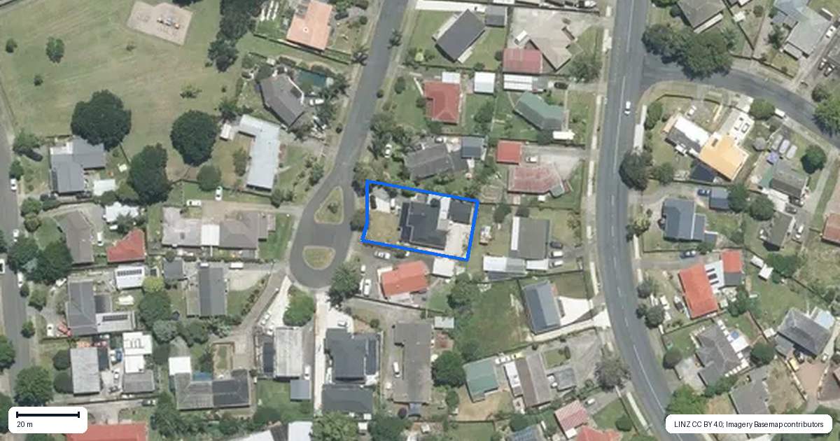 Property context map for 14 Pulman Place, Clover Park, Auckland