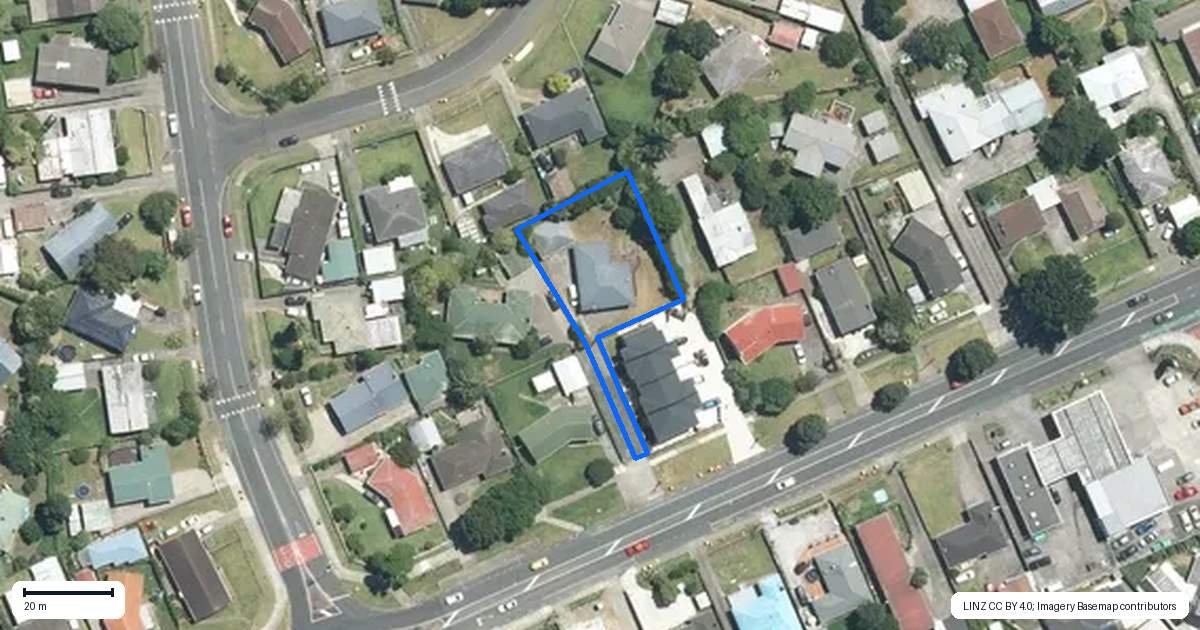 Property context map for 119 Weymouth Road, Manurewa, Auckland