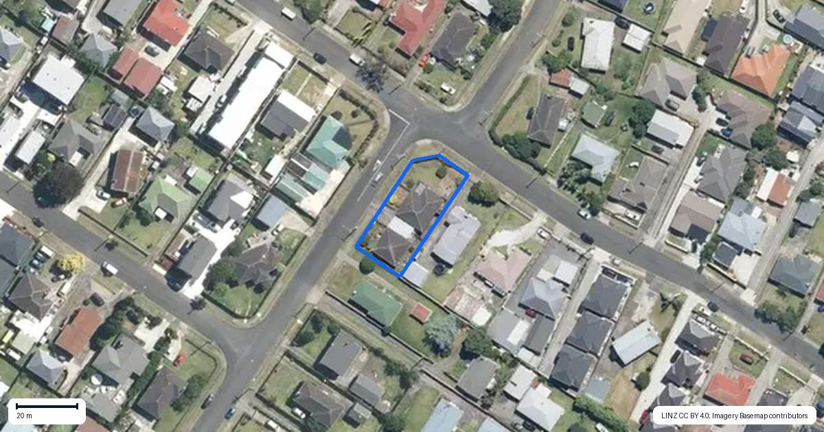 Property context map for 29 Von Sturmer Street, Mangere East, Auckland