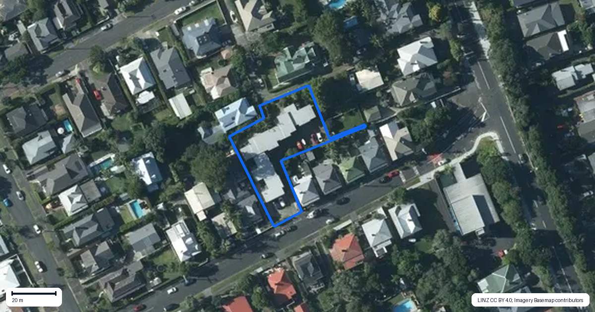 Property context map for 6/7 Owens Road, Devonport, Auckland