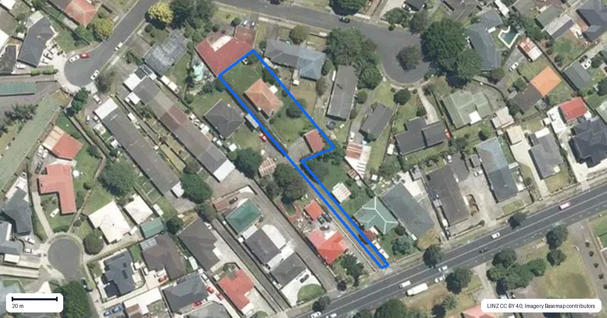 Property context map for 49 Puhinui Road, Manukau, Auckland
