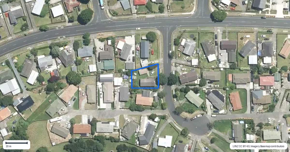 Property context map for 1 Horlicks Place, Randwick Park, Auckland
