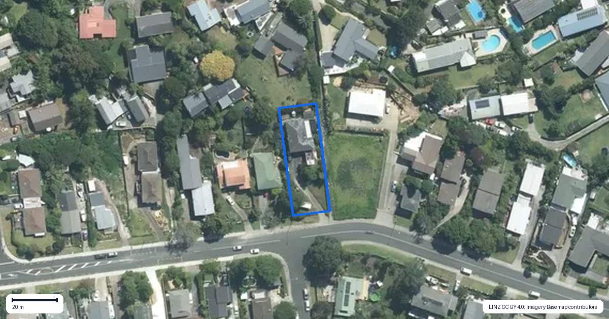 Property context map for 29 Glamorgan Drive, Torbay, Auckland