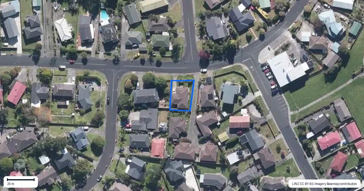Property context map for 33A Kirby Street, Glendene, Auckland