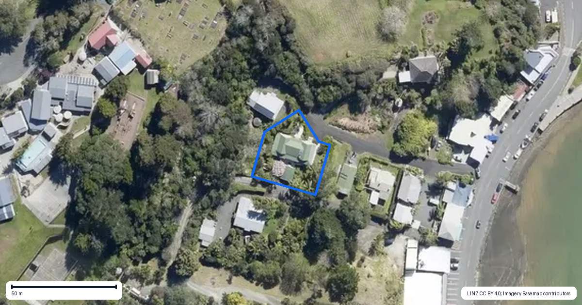 Property context map for 5 Thomas Street, Mangonui