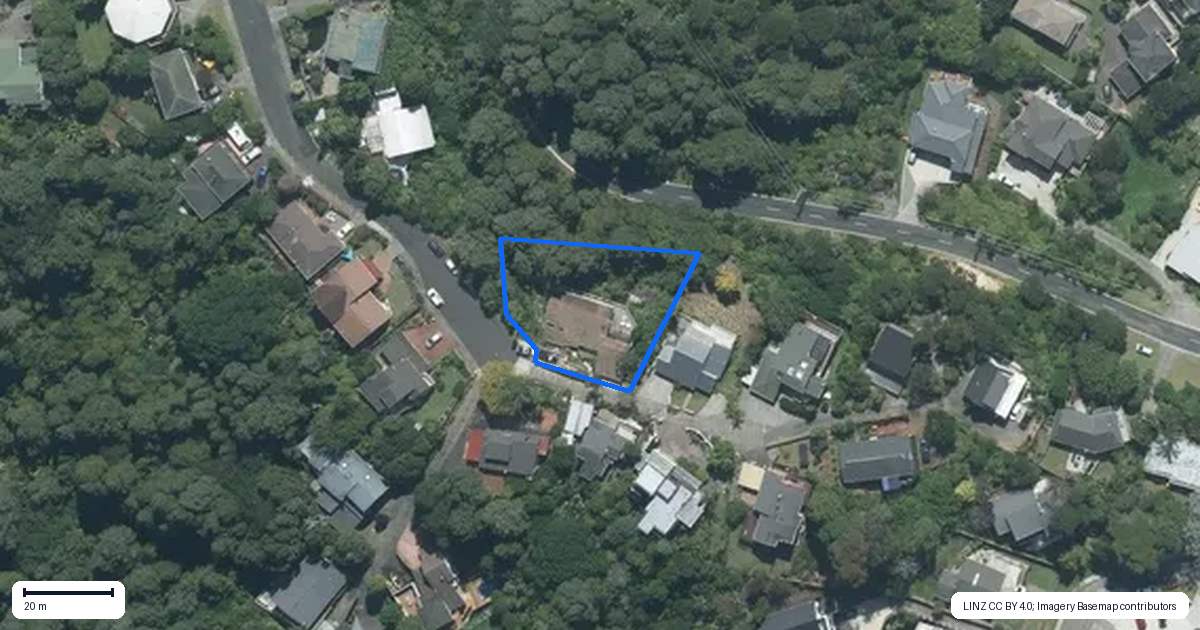 Property context map for 11 Moorgreen Heights, Torbay, Auckland