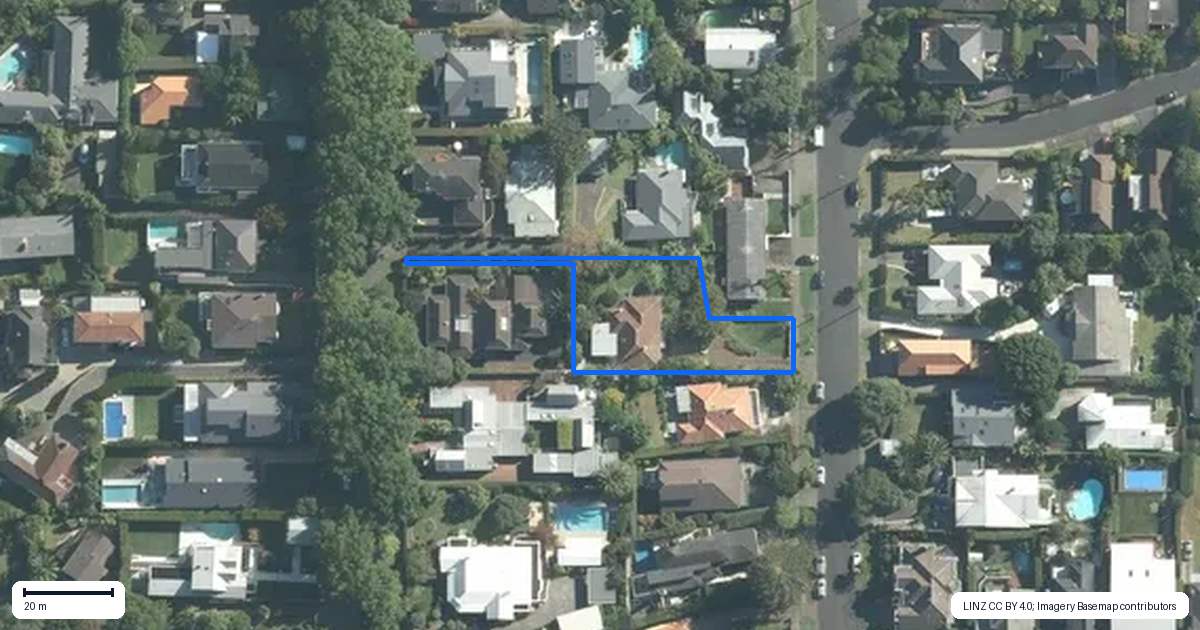 Property context map for 8 Kelvin Road, Remuera, Auckland