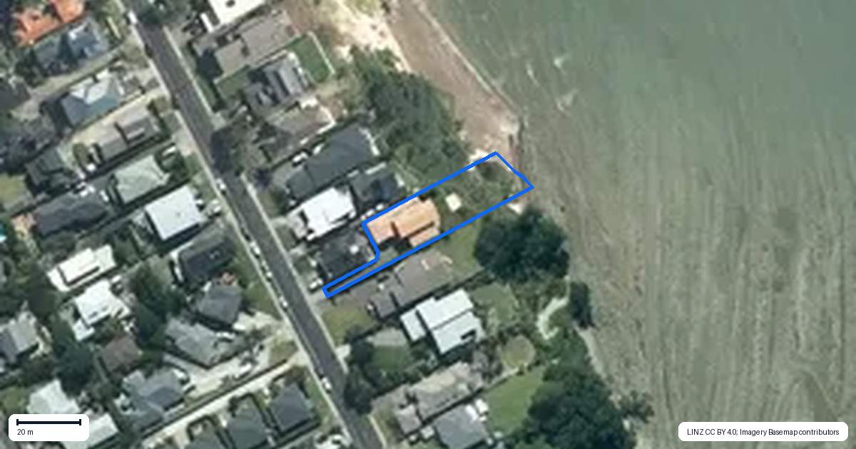 Property context map for 94 Clovelly Road, Bucklands Beach, Auckland