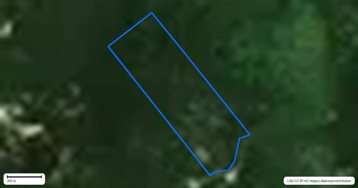 Property context map for 139 Rosalie Bay Road, Great Barrier Island (Aotea Island)