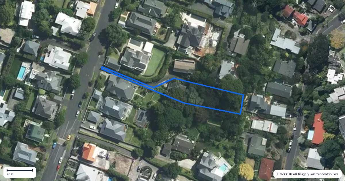 Property context map for 47 Seaview Road, Remuera, Auckland