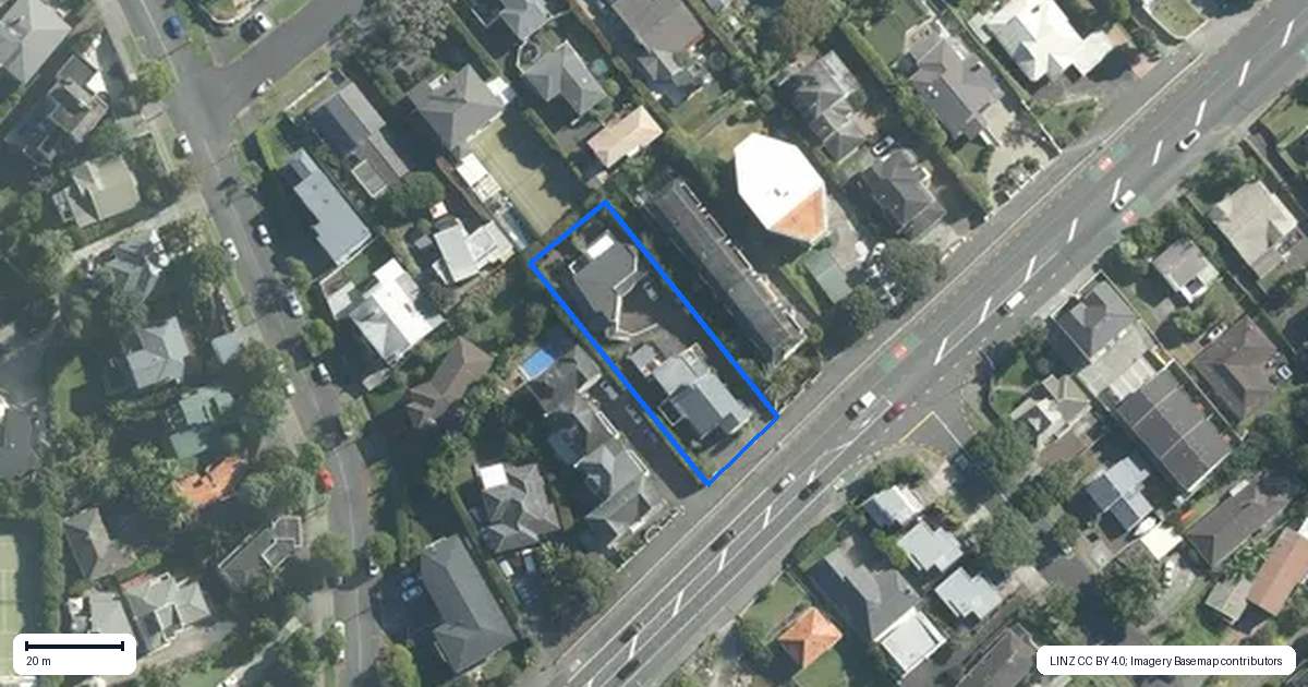 Property context map for 3/758 Remuera Road, Remuera, Auckland