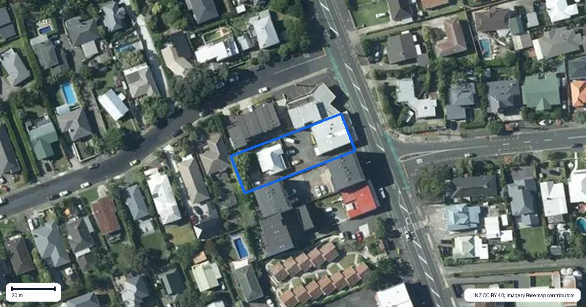 Property context map for 71 Lake Road, Devonport, Auckland