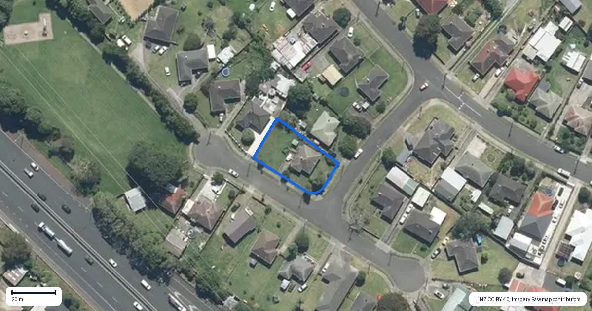 Property context map for 5 Natalie Place, Otara, Auckland