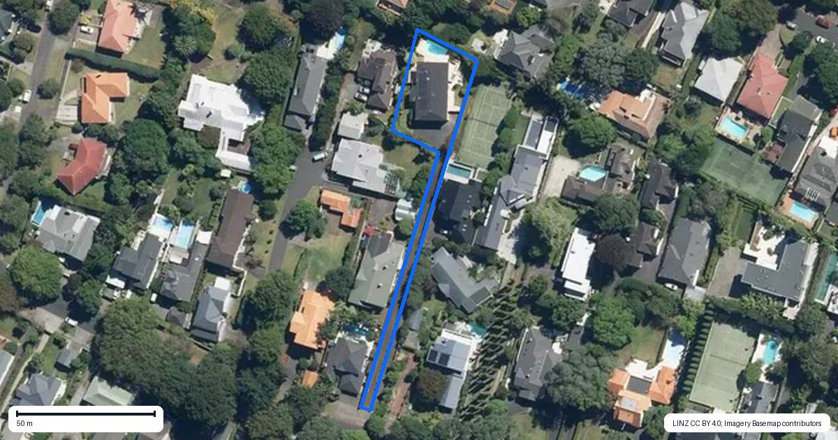 Property context map for 14A Golf Road, Epsom, Auckland