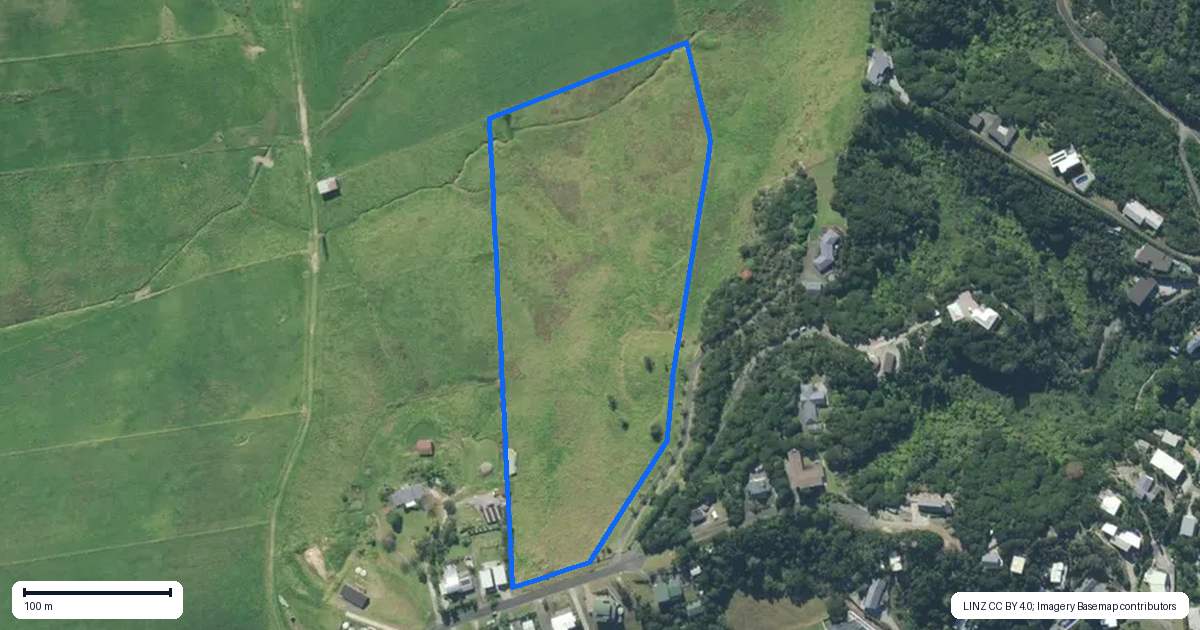 Property context map for 55 Cullen Street, Mangawhai Heads, Mangawhai