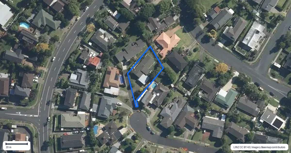 Property context map for 13 Jane Gifford Place, Half Moon Bay, Auckland