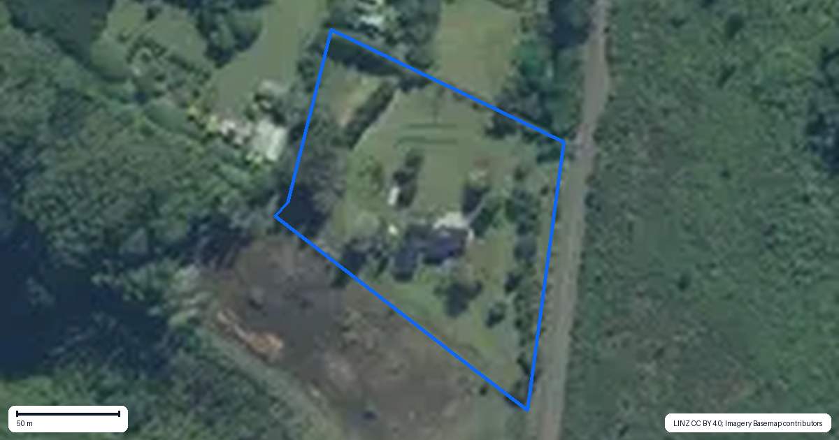 Property context map for 19 Cavalli View Road, Kaeo