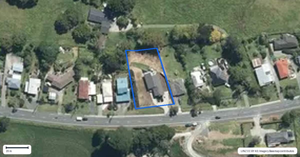 Property context map for 92 Port Albert Road, Wellsford