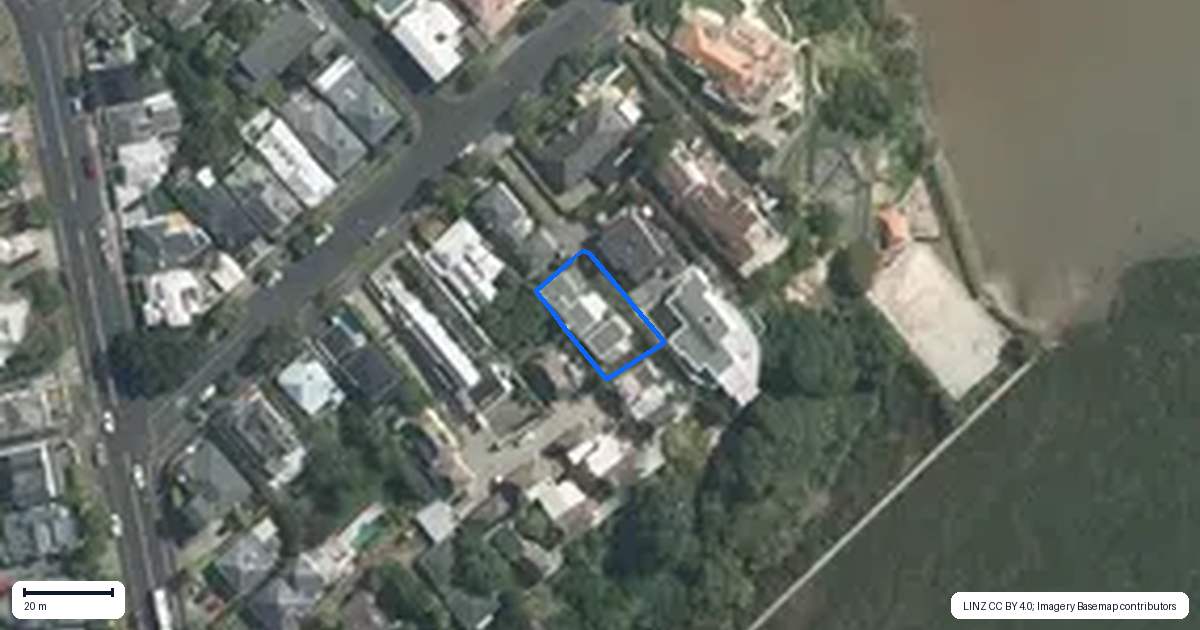 Property context map for 17A Elam Street, Parnell, Auckland