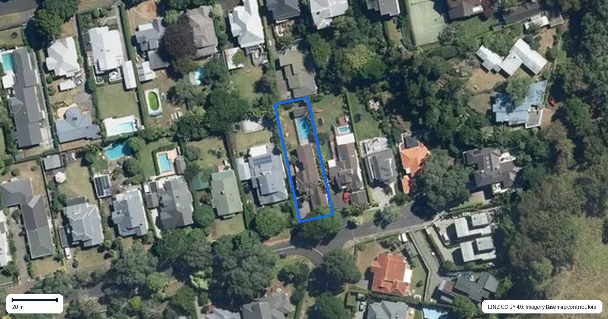 Property context map for 24 Gladwin Road, Epsom, Auckland
