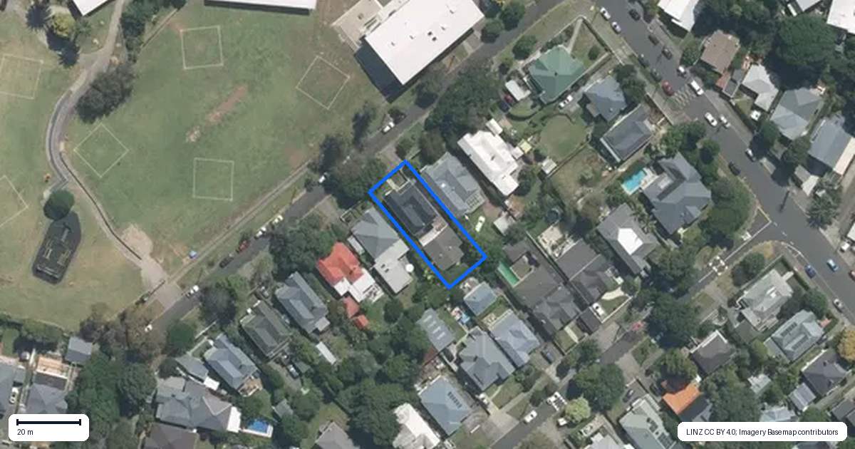 Property context map for 6A Kowhai Street, Mount Eden, Auckland