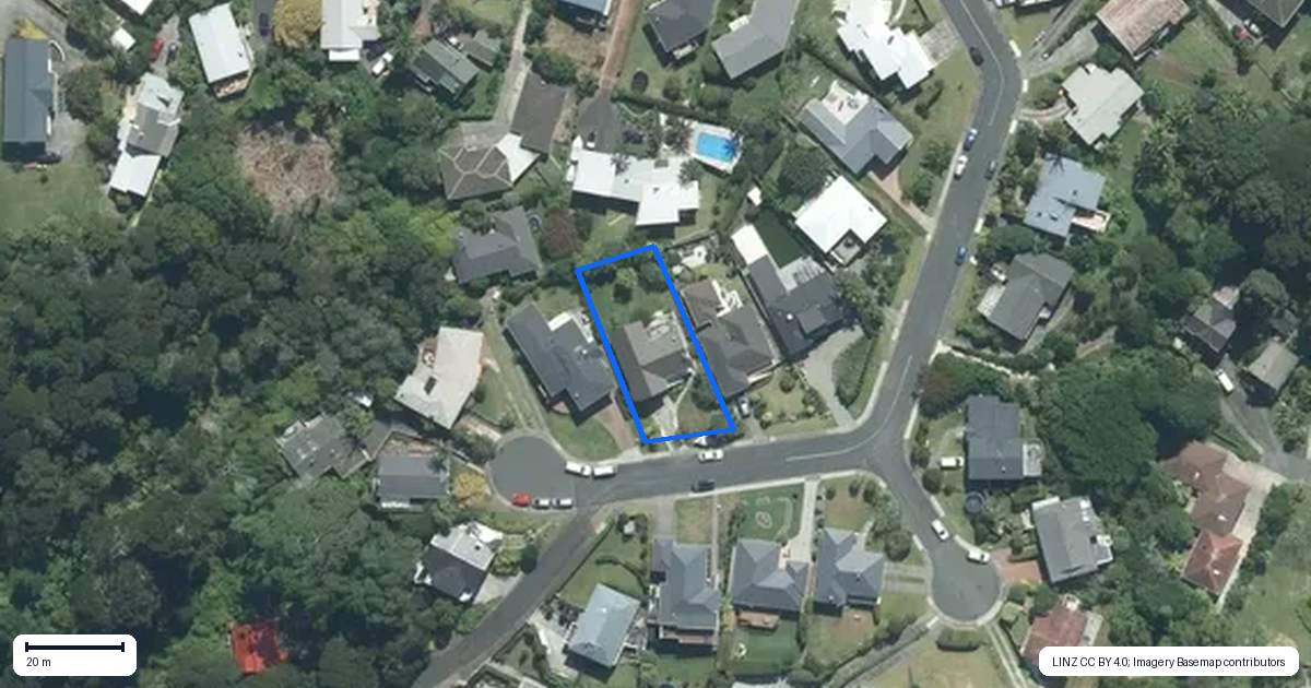 Property context map for 21 Fowler Street, Northcote, Auckland