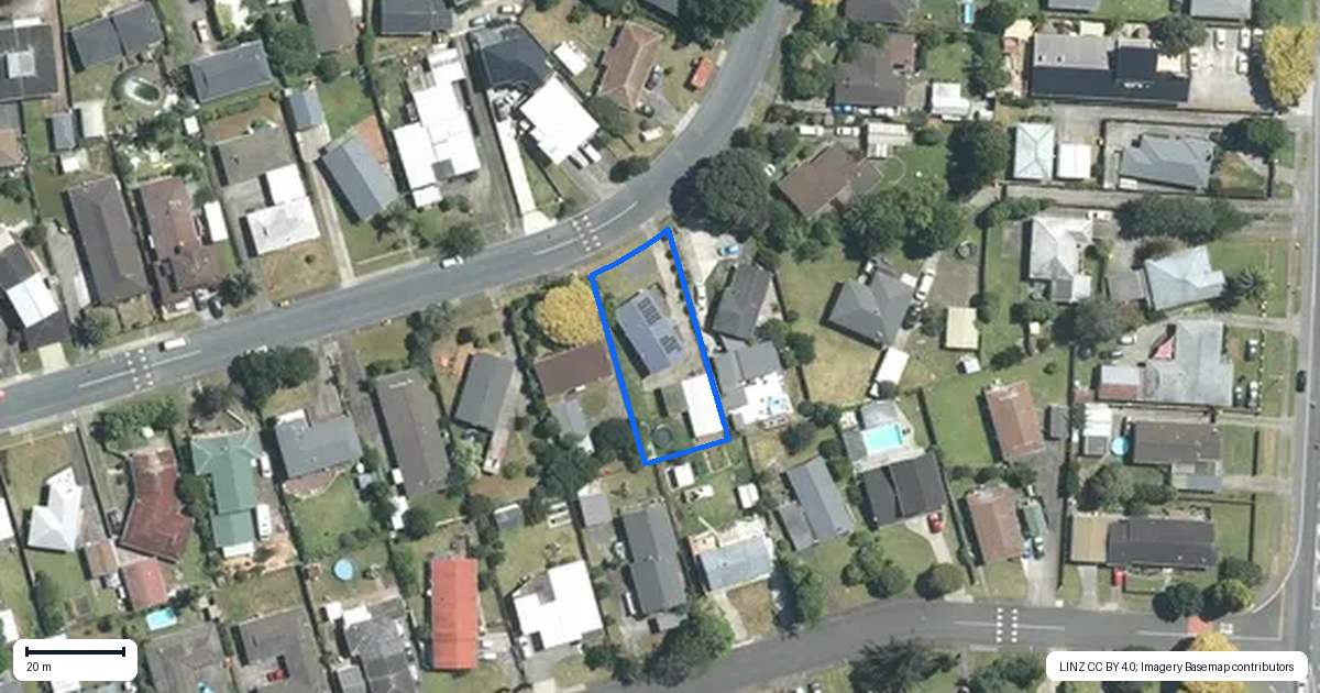 Property context map for 12 Tatariki Street, Rosehill, Papakura