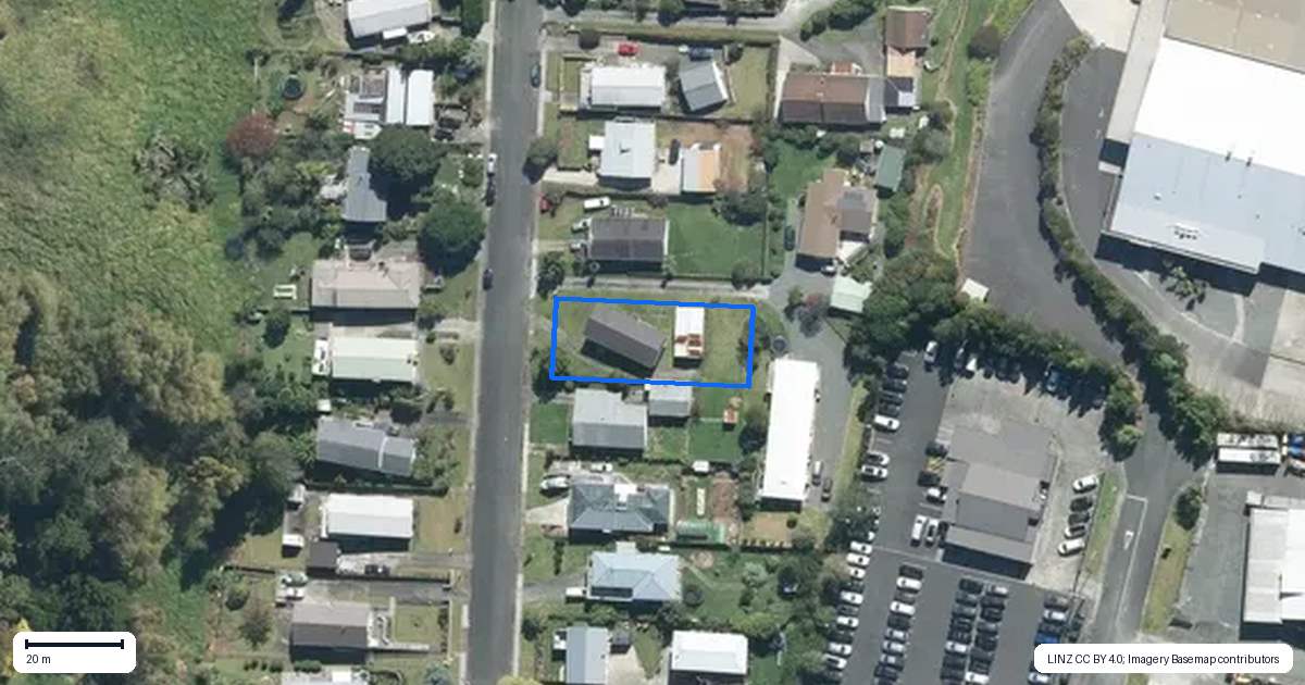 Property context map for 22 Totara View, Wellsford