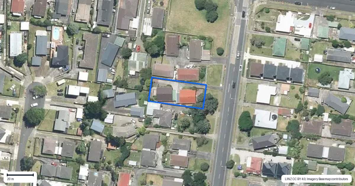 Property context map for 1/529 Weymouth Road, Weymouth, Auckland