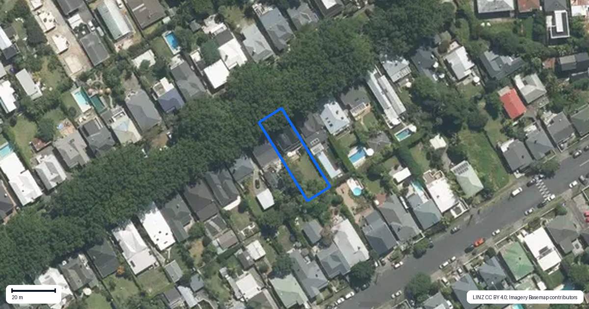 Property context map for 41 Hakanoa Street, Grey Lynn, Auckland