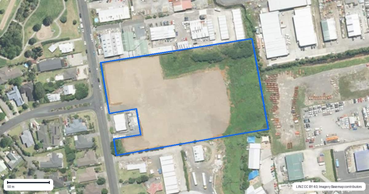 Property context map for 60 John Street, Pukekohe