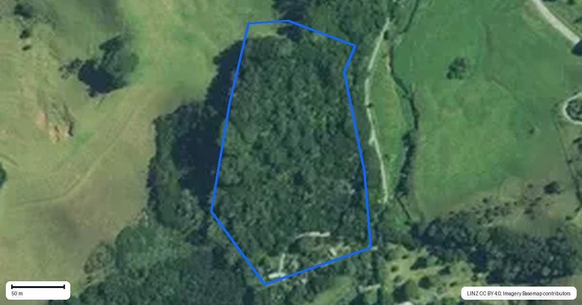 Property context map for 28 Shepherd Road, Peria, Kaitaia