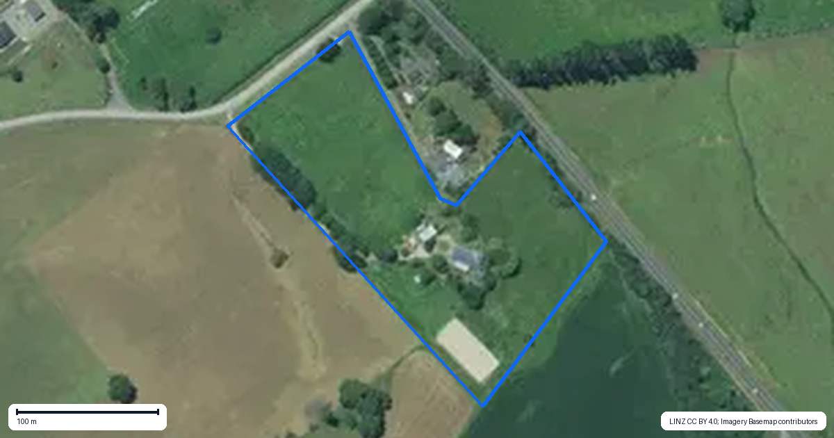 Property context map for 15 Smith Road, Pakaraka, Moerewa