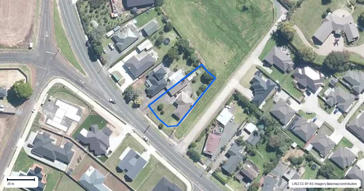 Property context map for 77 Kingseat Road, Patumahoe, Pukekohe