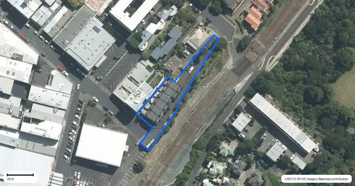Property context map for 1/15 Sarawia Street, Newmarket, Auckland