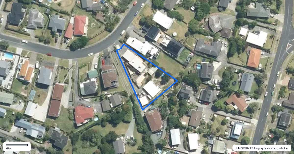 Property context map for 13B Layton Road, Manly, Whangaparaoa