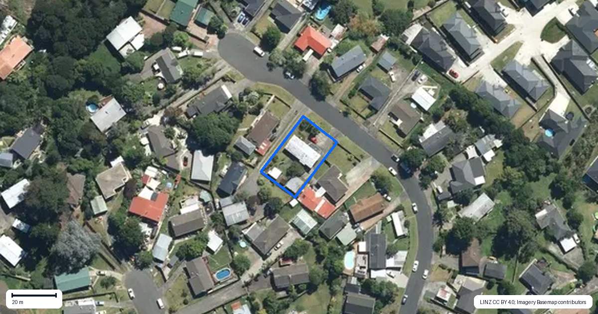 Property context map for 12 Coey Place, Glen Eden, Auckland