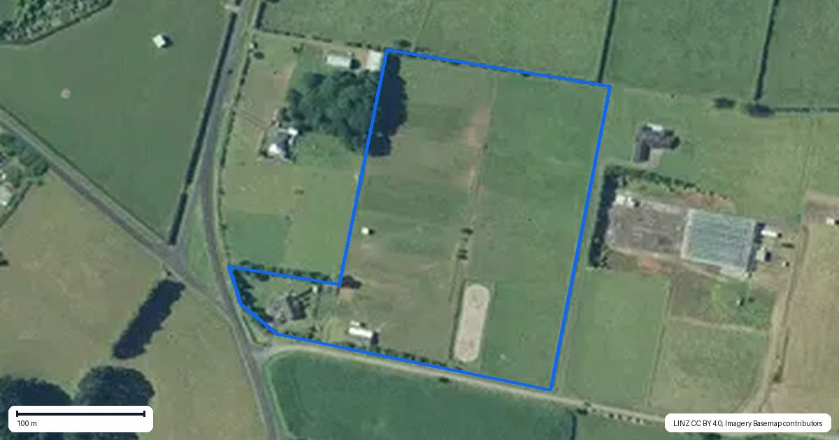 Property context map for 377 Aka Aka Road, Puni, Pukekohe