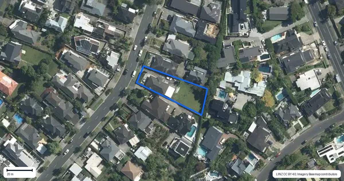 Property context map for 86A Allum Street, Kohimarama, Auckland