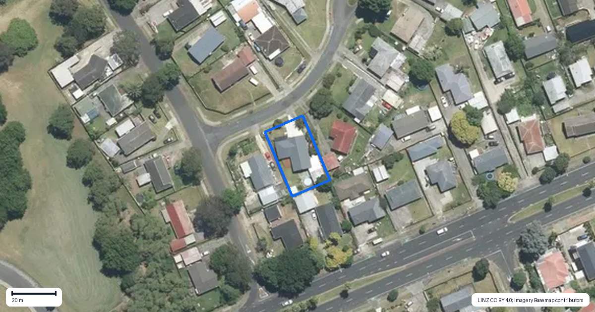 Property context map for 3 Ulay Place, Clover Park, Auckland