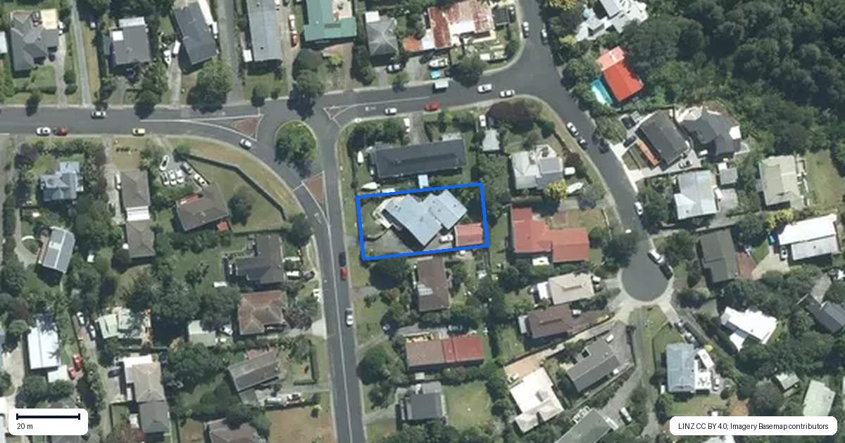 Property context map for 43 Stredwick Drive, Torbay, Auckland