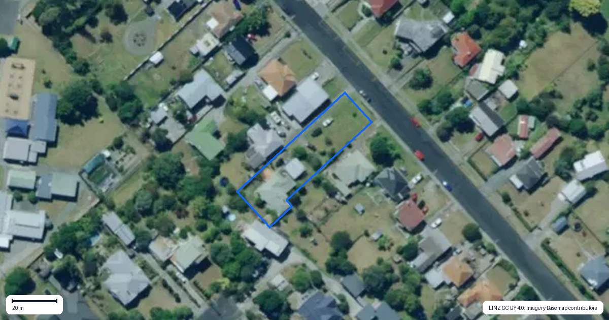 Property context map for 40 Plunket Street, Dargaville