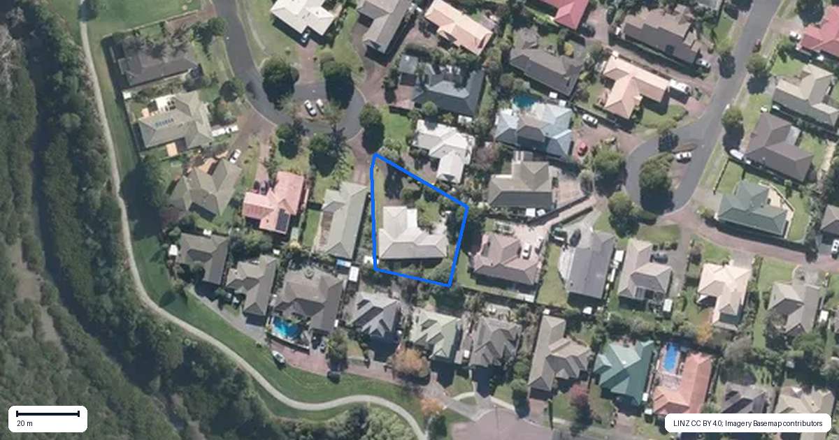 Property context map for 25 John Lister Close, Golflands, Auckland